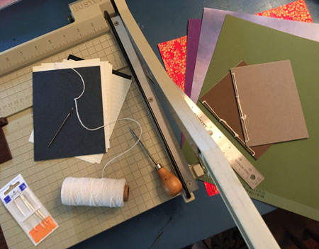 Materials used in the making of Jason Stoneking's Bespoke Books