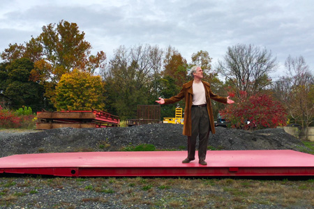 A still from the fourth                                                                                installment of Jason Stoneking's video series Found Stages