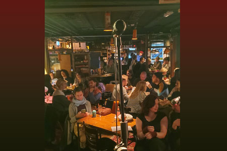 View from the stage at the Ramshackle, Utrecht